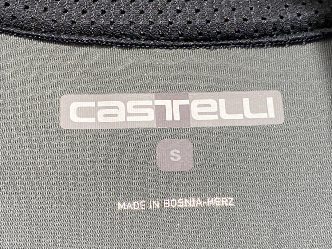 KG810 カステリ CASTELLI ロッソコルサ ROSSO CORSA perfetto ジレ サイクルベスト 黒 S GORE-TEX INFINIUM