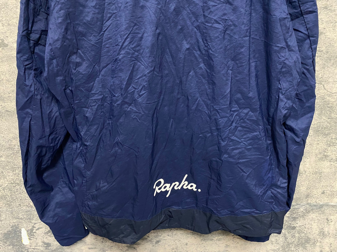 KQ688 ラファ Rapha EXPLORE LIGHTWEIGHT JACKET 長袖 ウインドブレイカー ネイビー S