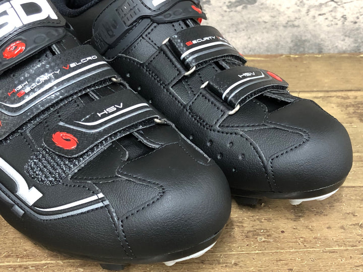 JU615 シディ SIDI SCARPE MTB DOMINATOR 7 MEGA ビンディングシューズ SPD 黒 EU43 未使用品
