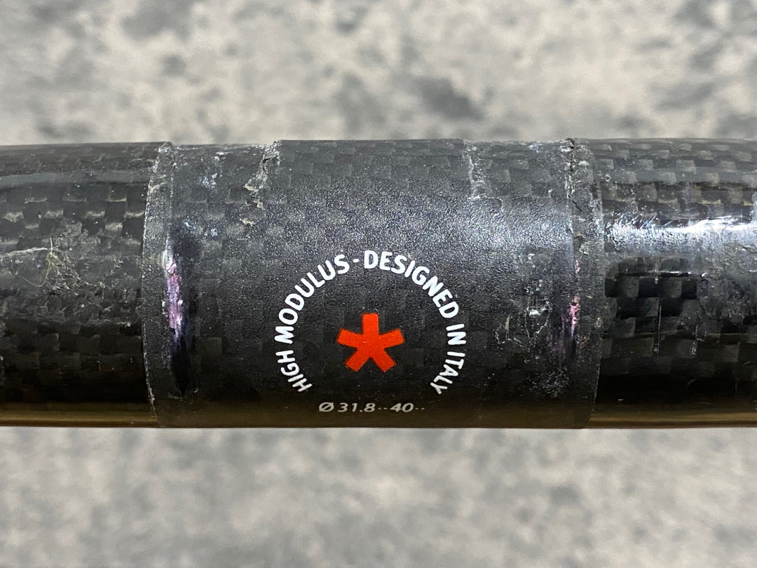 JQ542 チネリ cinelli neo morphe カーボンドロップハンドル Φ31.8 400mm ※割れのためジャンク