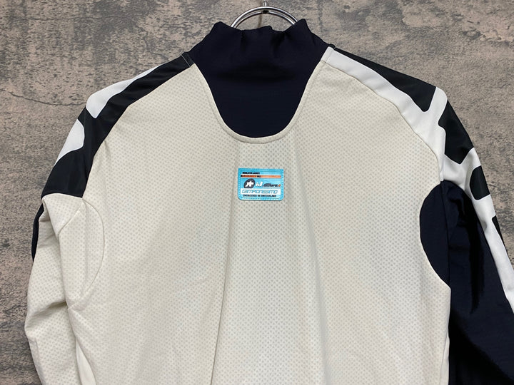 KD685 アソス ASSOS iJ.tiBuru.4 長袖 サイクルジャージ 白 L 裏起毛