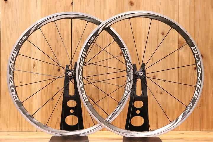 シマノ SHIMANO デュラエース DURA-ACE WH-9000 C35 CL アルミ/カーボン クリンチャー ホイールセット シマノ 11S/12S ナローリム 15C 【芦屋店】