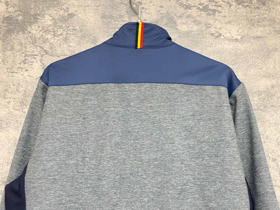 KP094 カペルミュール KAPELMUUR 長袖 サイクルジャケット グレー ASIA L 裏起毛
