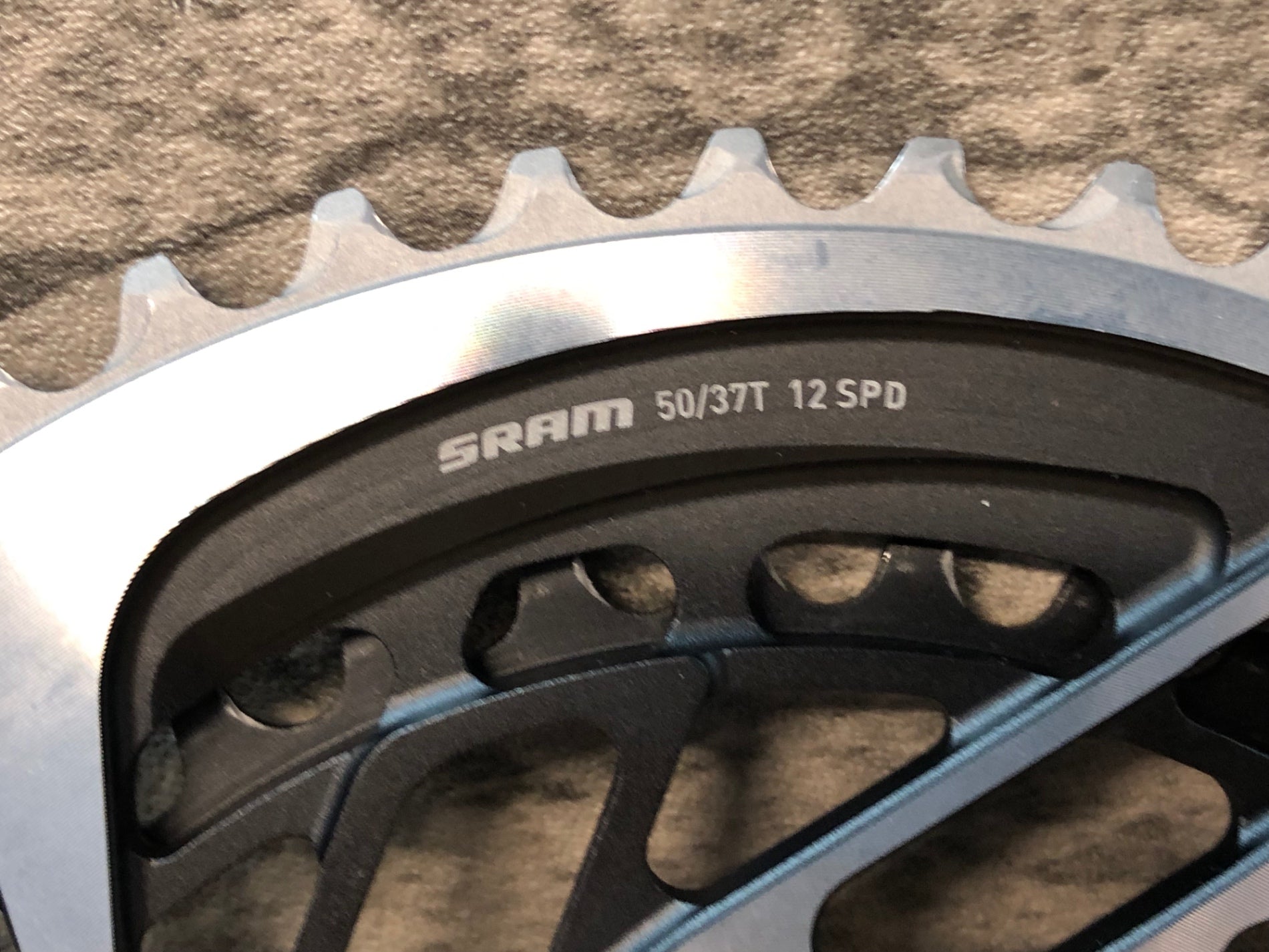 JP262 スラム SRAM RED E-TAP AXS 50/37T チェーンリング パワー