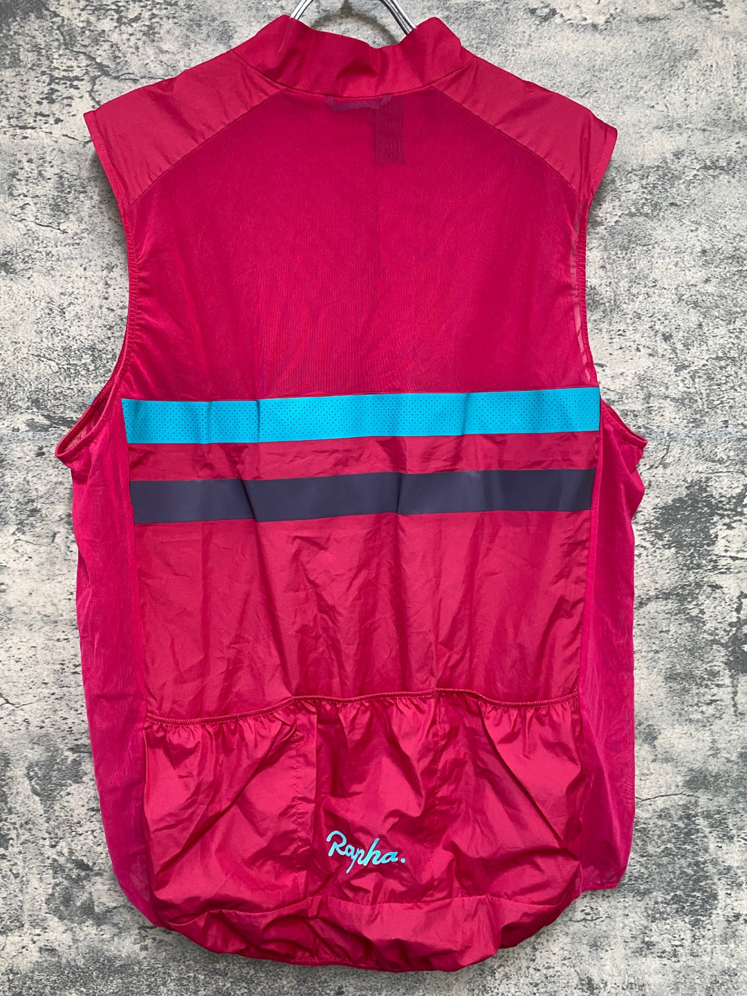 KC657 ラファ Rapha BREVET GILET WITH POCKETS ジレ サイクルベスト 濃ピンク XXL