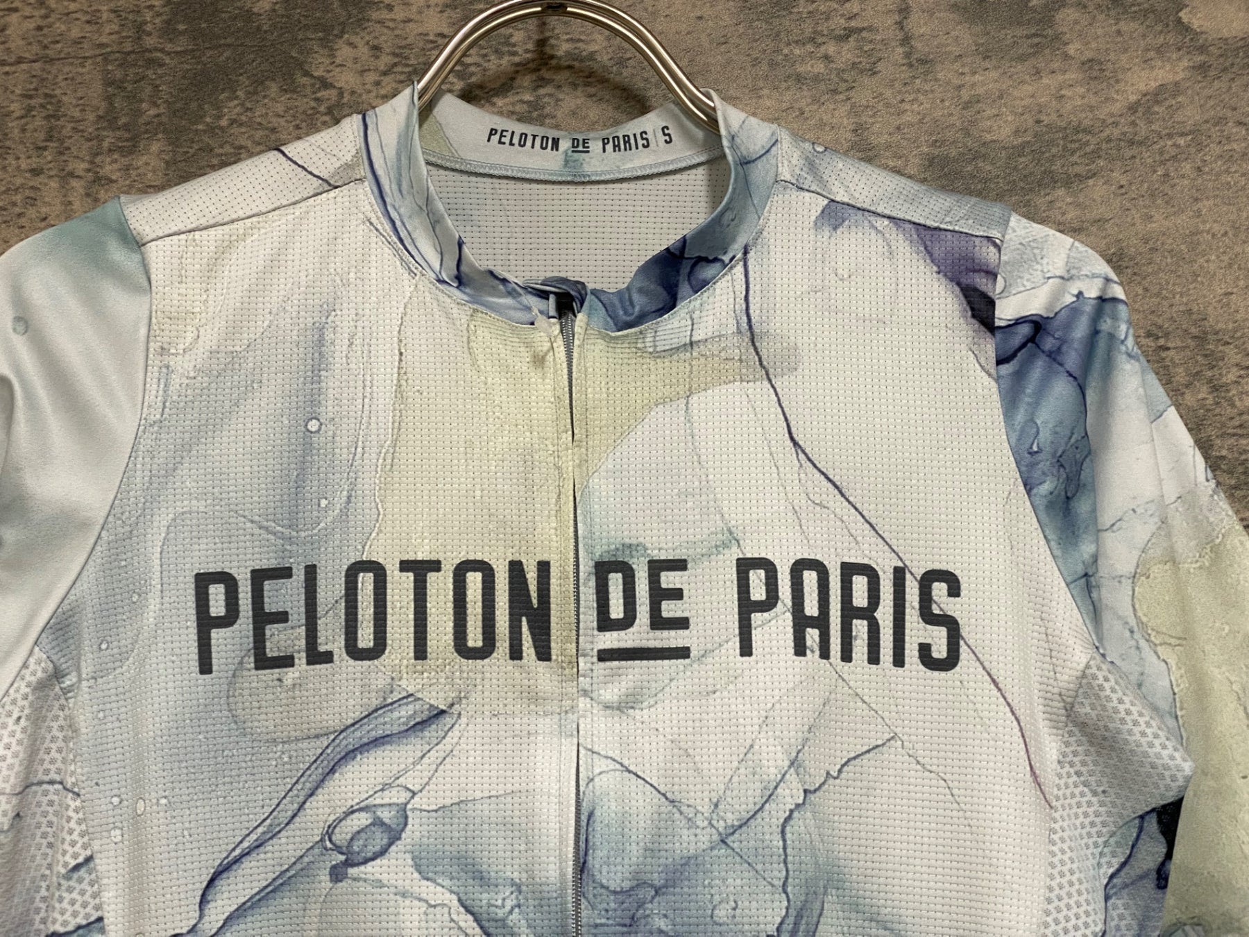 JO992 プロトンドパリ PELOTON DE PARIS 半袖 サイクルジャージ 水 総
