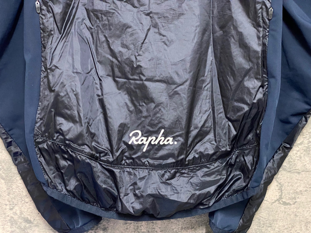 JS270 ラファ Rapha BREVET INSULATED JACKET 長袖 サイクルジャケット 紺 S