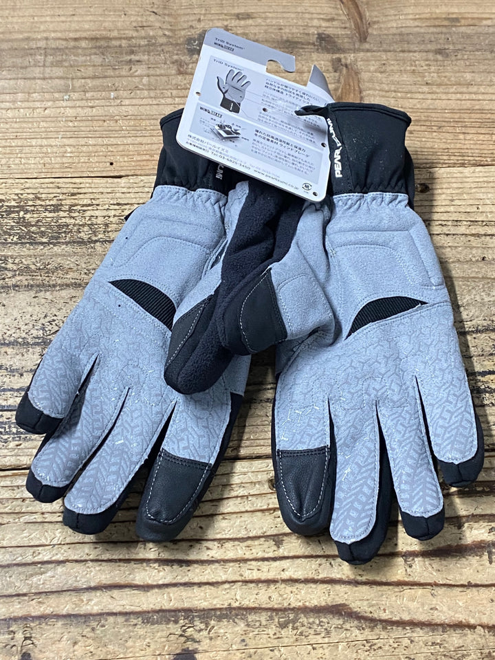 KE185 パールイズミ PEARL iZUMi 長指 ウィンターグローブ 黒 L 裏起毛 黒タグ