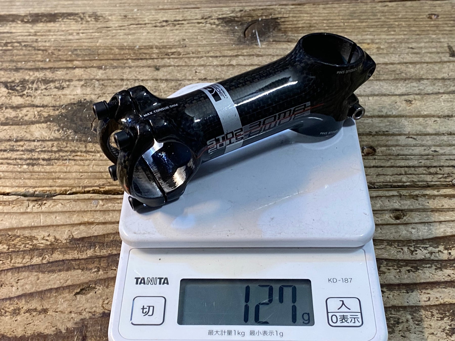 JX194 ボーマ BOMA ST02 カーボンラップ アルミステム Φ31.8 OS 100mm