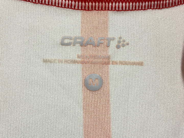 JN207 クラフト CRAFT 半袖 サイクルジャージ 赤 M Team Sunweb