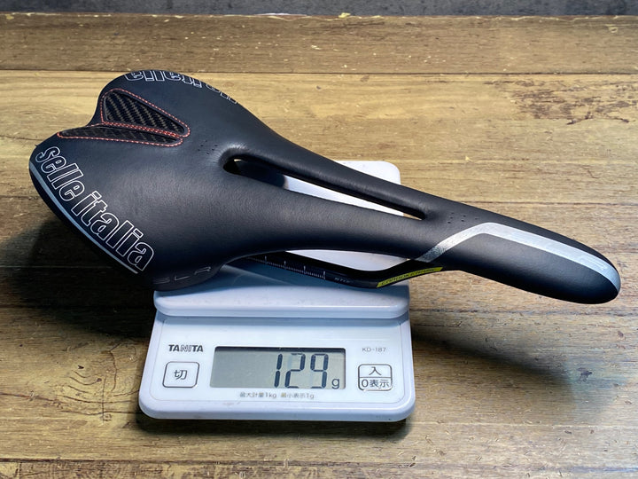 JG842 セライタリア Selle Italia SLR KIT CARBONIO FLOW サドル カーボンレール 黒