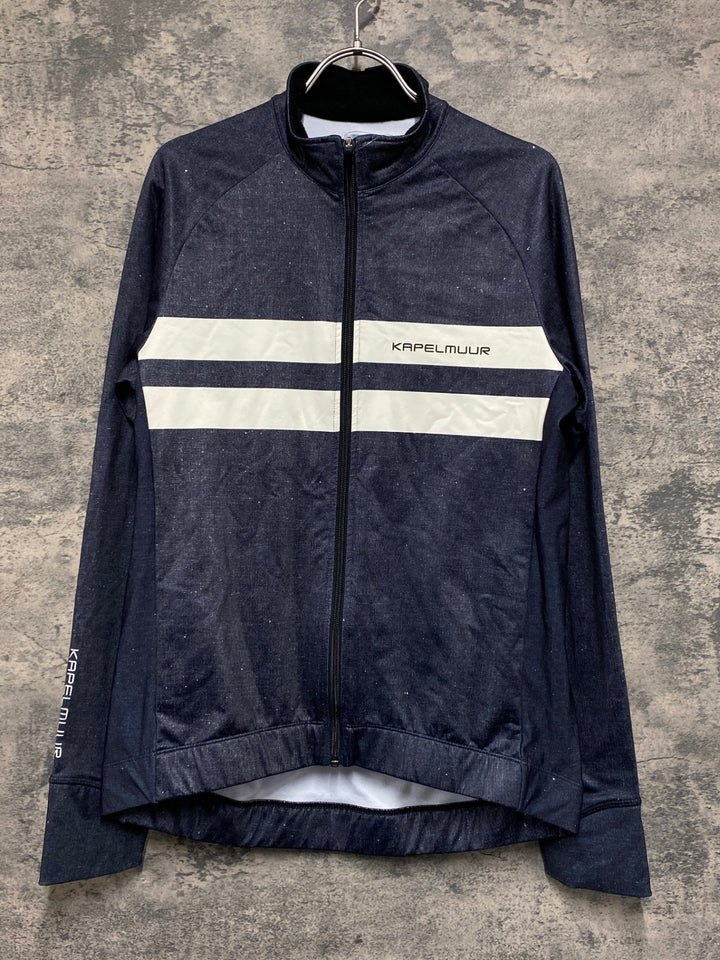 JV506 カペルミュール KAPELMUUR 長袖 サイクルジャケット デニムデザイン L 裏起毛