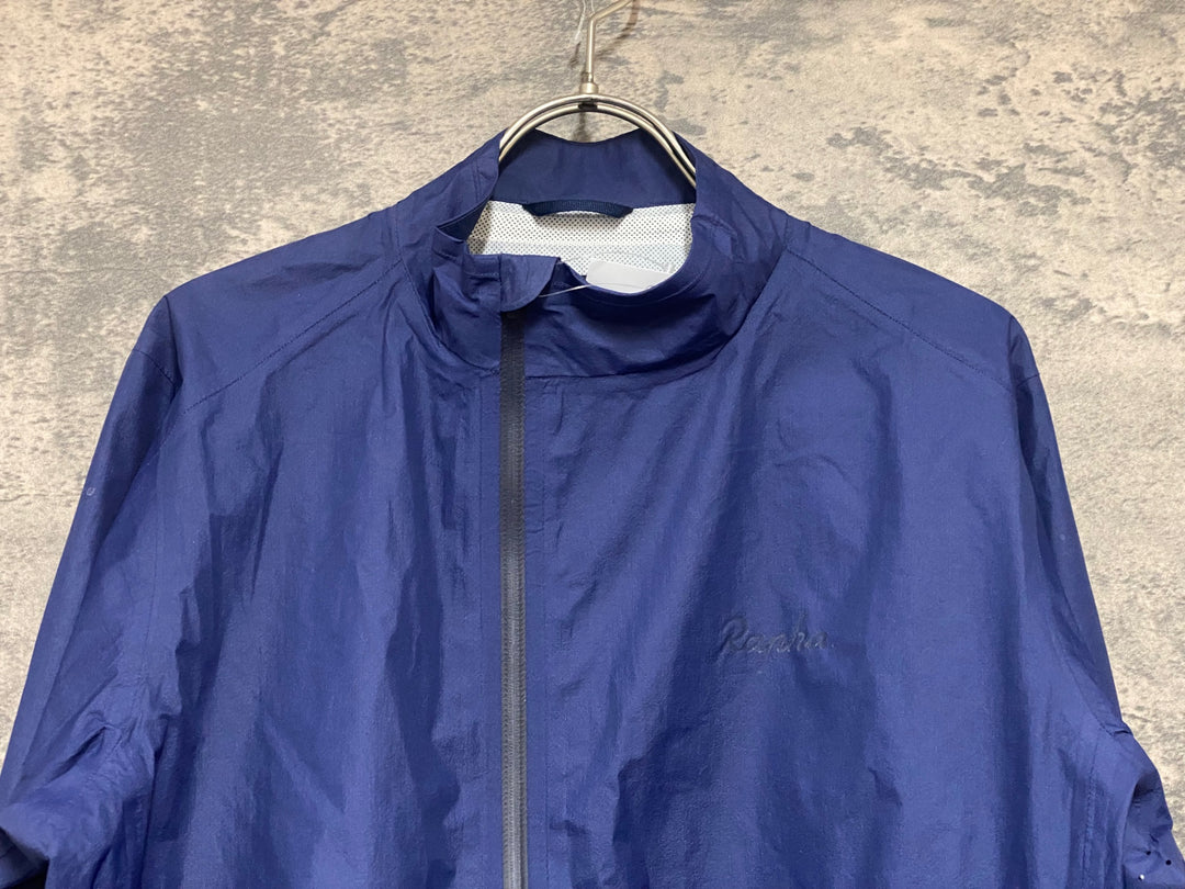 KI196 ラファ Rapha RAIN JACKET 長袖 レインジャケット ネイビー L