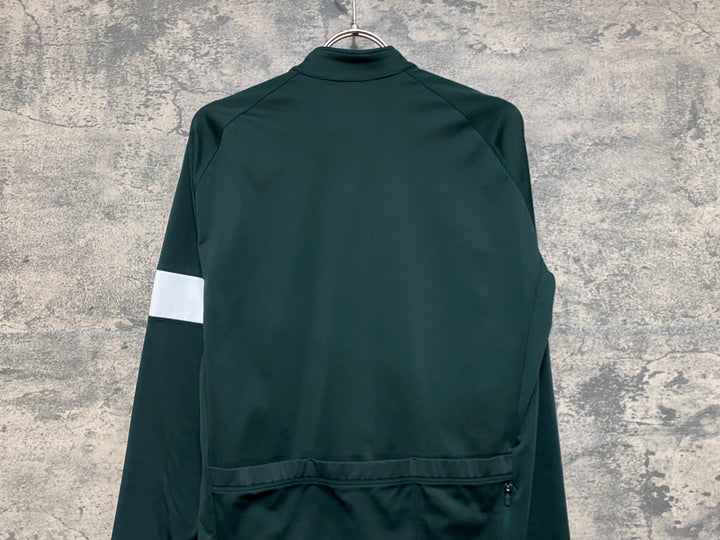 JO711 ラファ Rapha CORE LONG SLEEVE JERSEY 長袖サイクルジャージ 緑 M 裏起毛