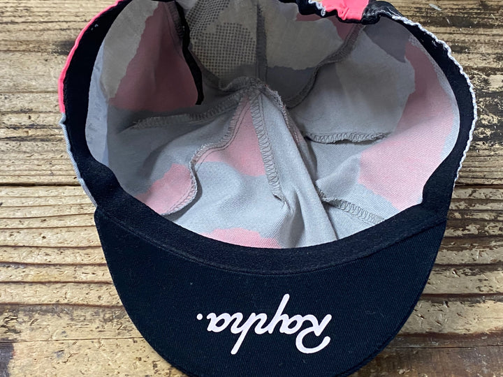 KG232 ラファ Rapha RCC CAP サイクルキャップ グレー ピンク 黒 ONESIZE