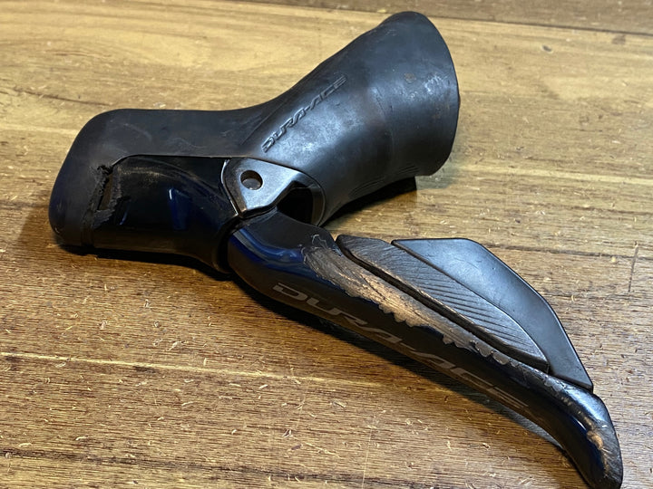 JT704 シマノ SHIMANO デュラエース DURA-ACE ST-R9270 Di2 電動 油圧 STIレバー 動作確認済 ※フェイスプレート割れ、ガリ傷強め