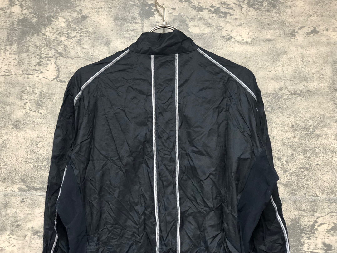KK083 ラファ RAPHA WIND JACKET 長袖 ウインドブレイカー サイクルジャケット 黒 M