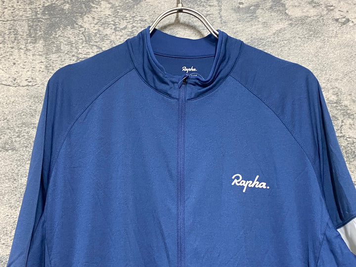 KC667 ラファ Rapha CORE JERSEY 半袖 サイクルジャージ 濃青 XXL