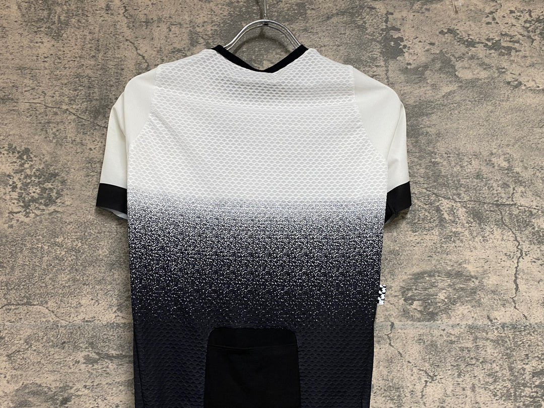 JJ121 アソス ASSOS RSR S9 半袖 サイクルジャージ 白黒 XS