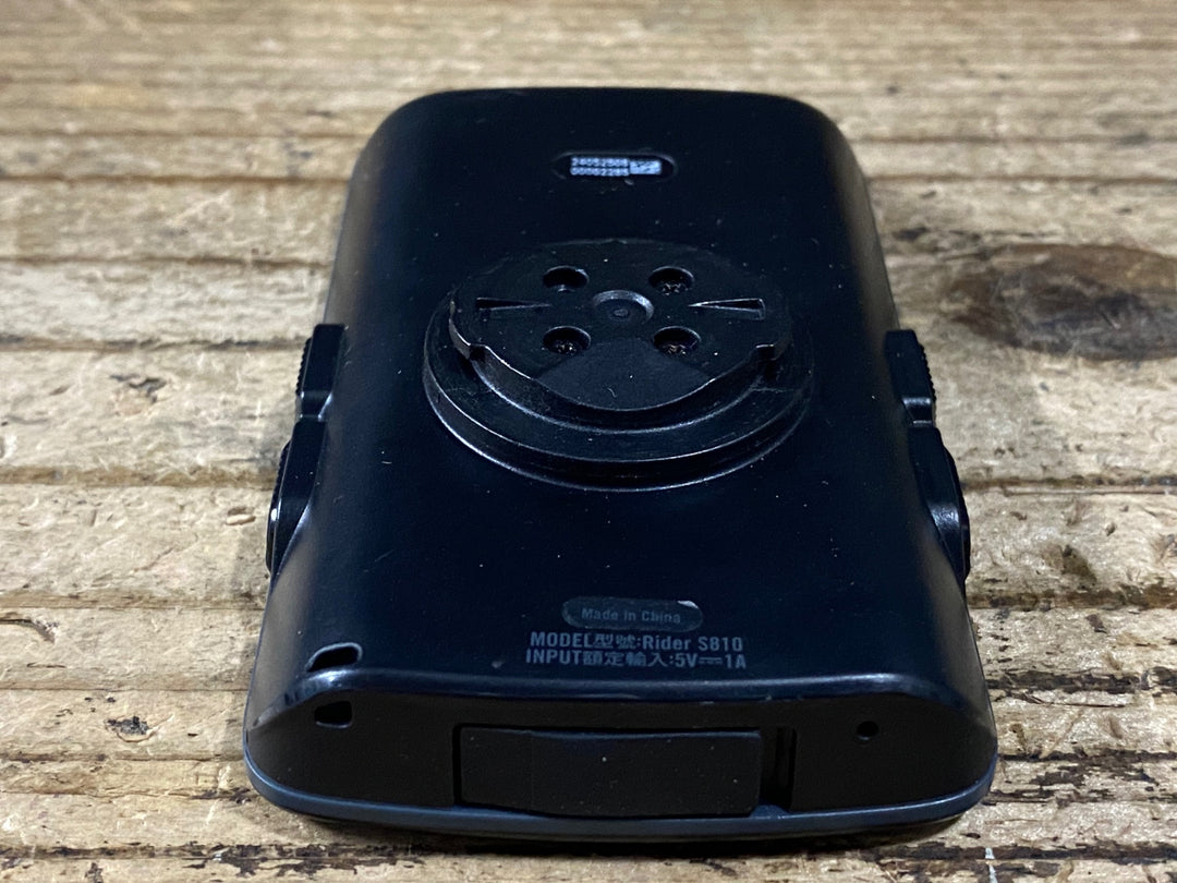 KF702 ブライトン bryton Rider S810 サイクルコンピューター 黒 動作確認済