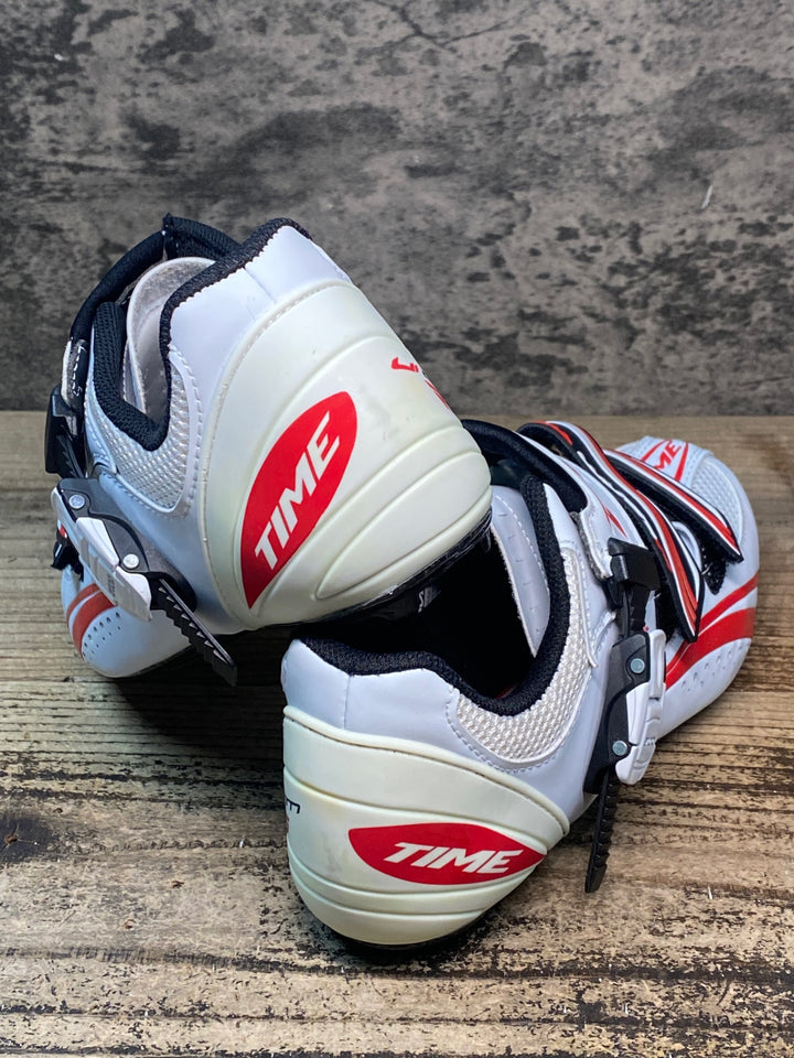 JR488 タイム TIME ULTEAM RS CARBON ビンディングシューズ 白 EU36