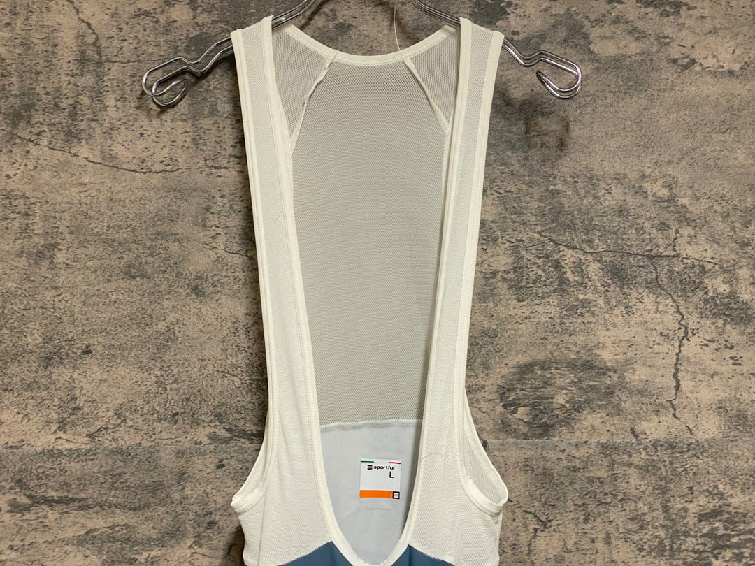 KJ866 スポーツフル sportful ビブタイツ 水色 L 裏起毛 TINKOFF