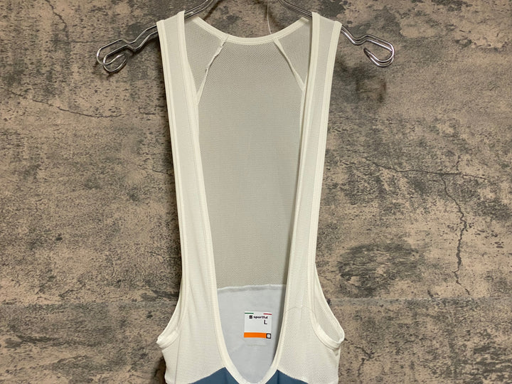 KJ866 スポーツフル sportful ビブタイツ 水色 L 裏起毛 TINKOFF