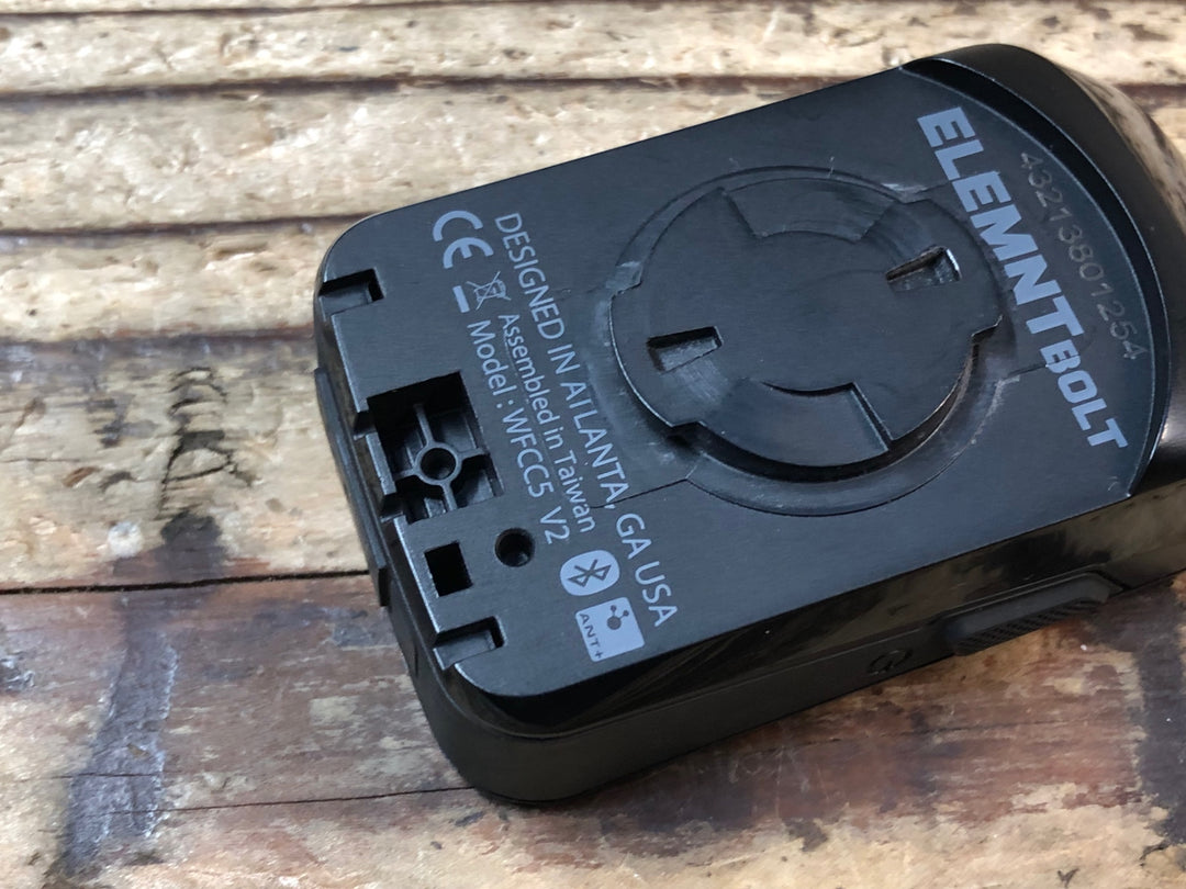 JY340 ワフー wahoo エレメント ELEMNT BOLT WFCC5 V2 サイクルコンピューター 動作確認済み