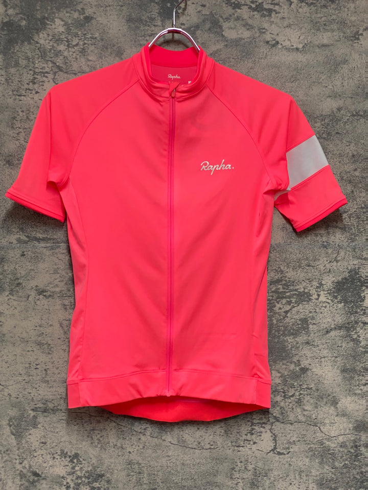 KJ300 ラファ Rapha Women's Core Jersey 半袖 サイクルジャージ ピンク XS