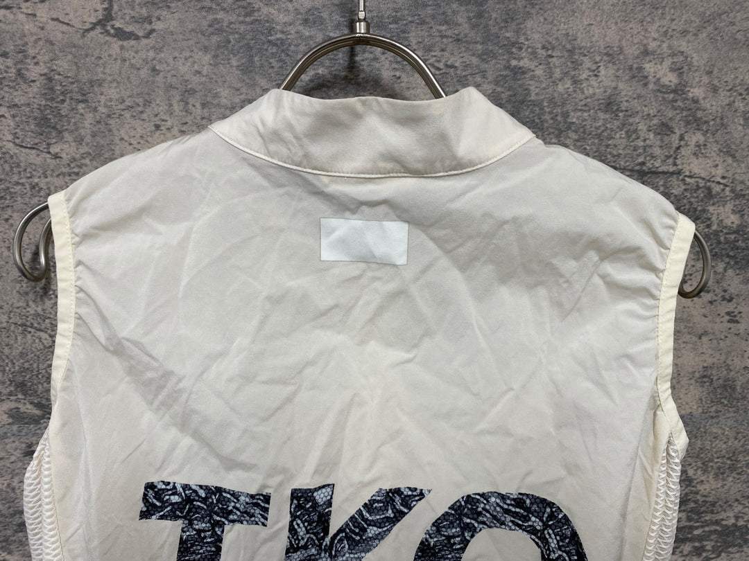 KA574 パスノーマルスタジオ PAS NORMAL STUDIOS T.K.O STOW AWAY GILET ジレ サイクルベスト 白 L