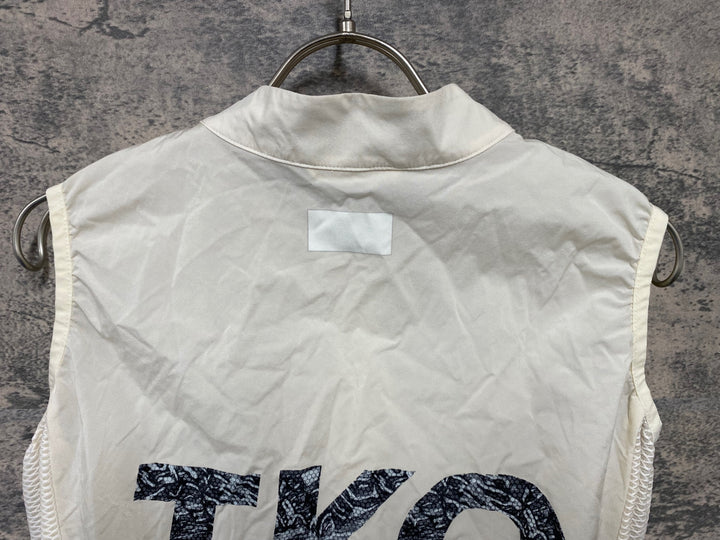 KA574 パスノーマルスタジオ PAS NORMAL STUDIOS T.K.O STOW AWAY GILET ジレ サイクルベスト 白 L