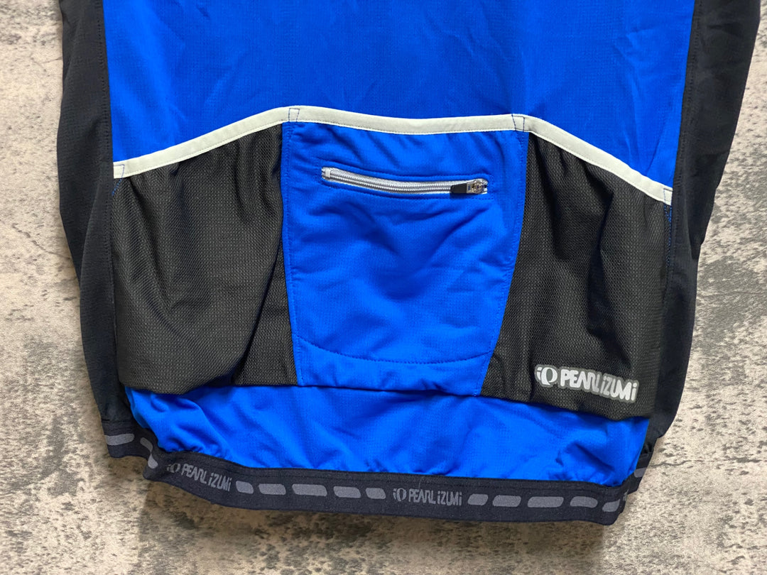 KF344 パールイズミ PEARL iZUMi 半袖 サイクルジャージ 青 L