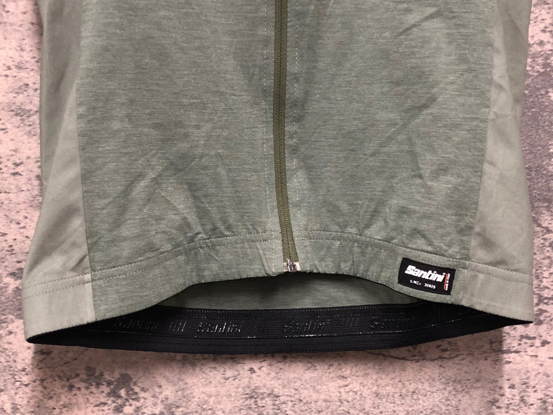 KJ520 サンティーニ Santini 半袖 サイクルジャージ グリーン Ｍ