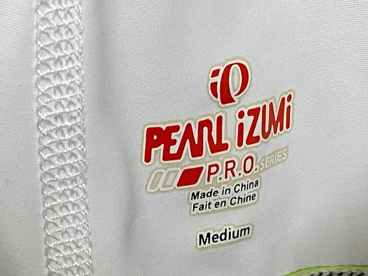 KB078 パールイズミ PEARL iZUMi ビブショーツ 白 緑 M