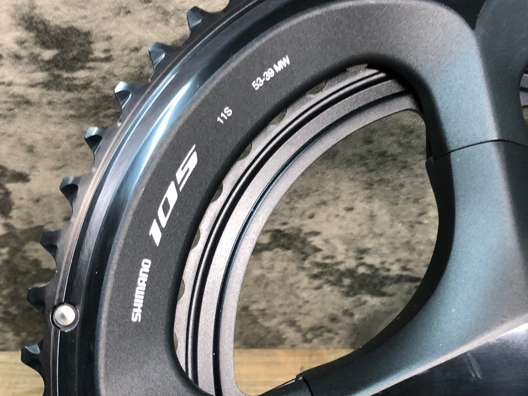 JR625 シマノ SHIMANO 105 FC-R7000 クランクセット 53/39T 170mm 黒