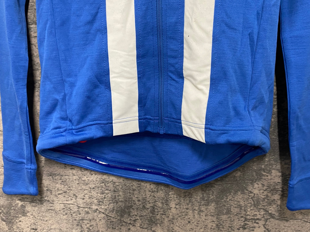 KA225 ラファ Rapha CARPENTER JERSEY 長袖 サイクルジャージ 青 XS