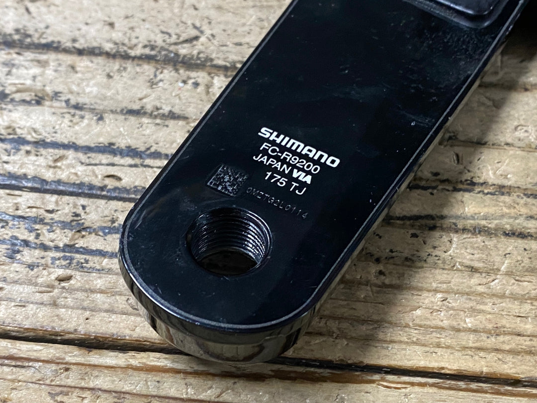 HO432 シマノ SHIMANO デュラエース DURA ACE FC-R9200 175mm 4iiiパワーメーター 両足計測 ※接続確認済