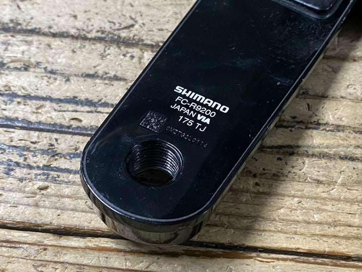 HO432 シマノ SHIMANO デュラエース DURA ACE FC-R9200 175mm 4iiiパワーメーター 両足計測 ※接続確認済