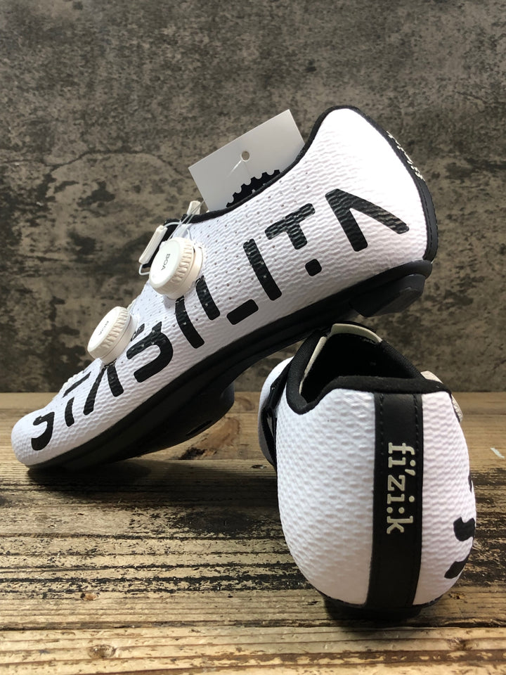 JP052 フィジーク fizik ベント VENTO STABILITA CARBON SHOES ビンディングシューズ 3穴 BOA 白 EU40