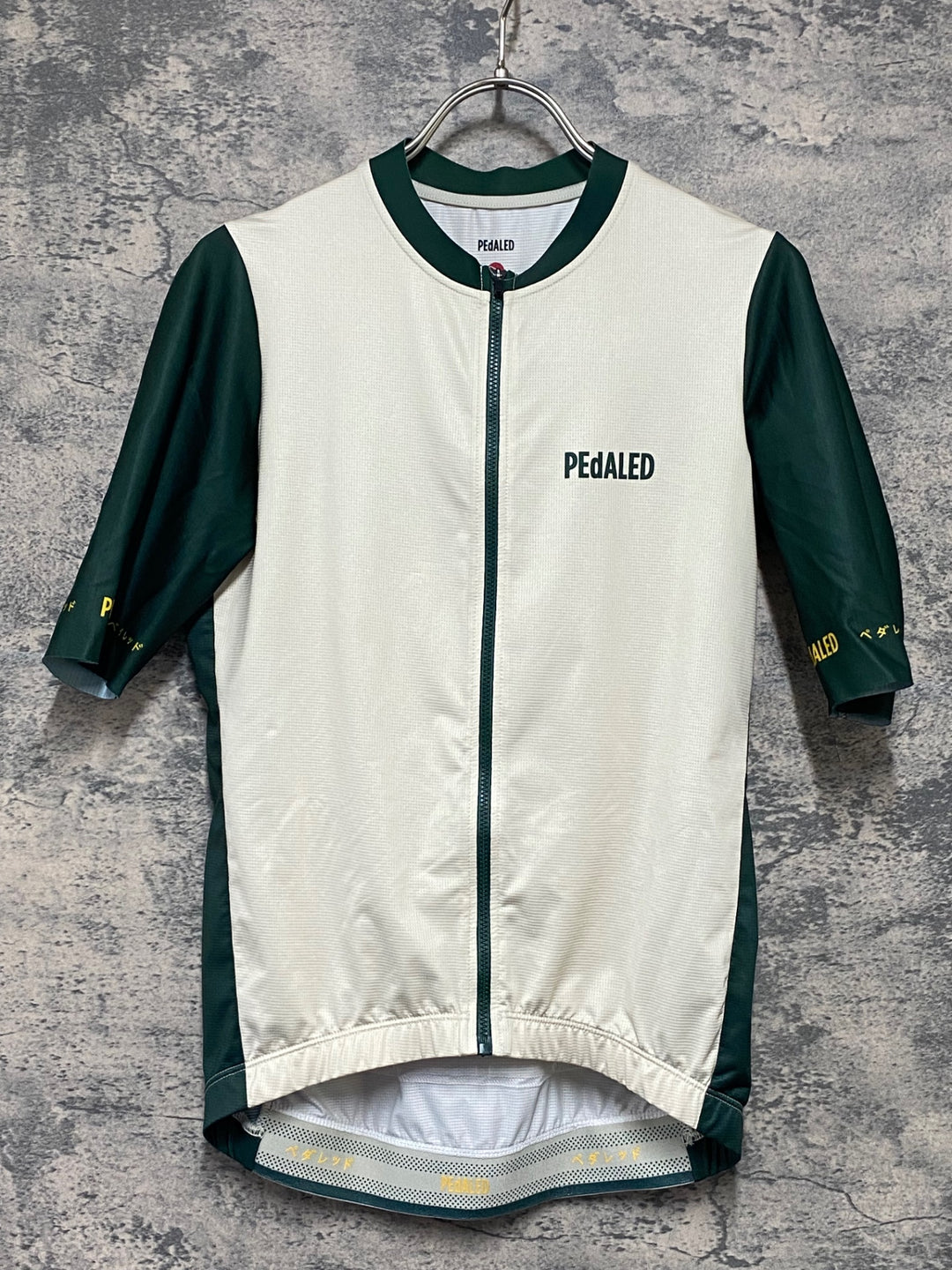KG109 ペダレット PEdALED 半袖 サイクルジャージ 緑 M