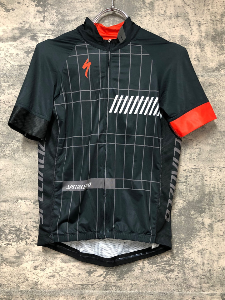 JS719 スペシャライズド SPECIALIZED 半袖 サイクルジャージ M 黒