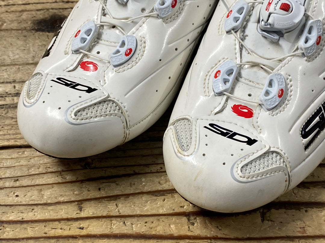 KP098 シディ SIDI SHOT ビンディングシューズ 3穴 白 EU42