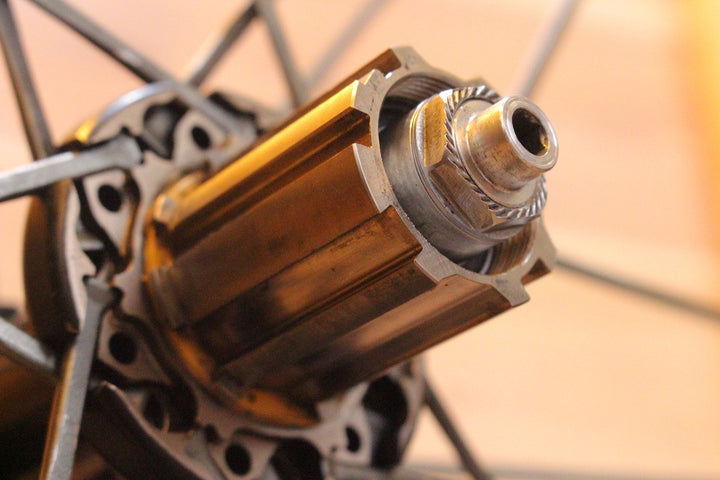 カンパニョーロ Campagnolo シャマルウルトラ SHAMAL ULTRA チタンカラー アルミ クリンチャー ホイールセット カンパ11S 【名古屋店】