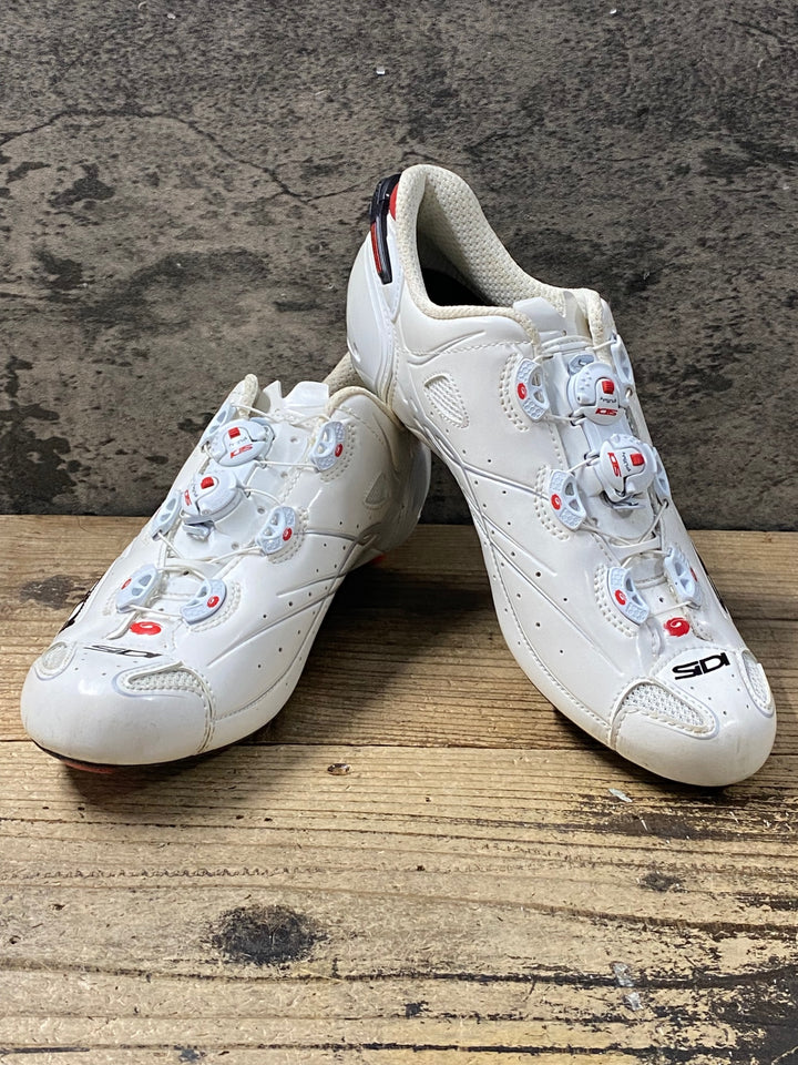 KP098 シディ SIDI SHOT ビンディングシューズ 3穴 白 EU42