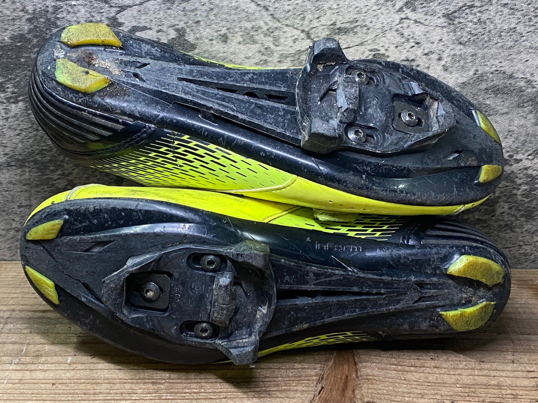 JP492 ボントレガー BONTRAGER SPECTER ビンディングシューズ BOA 3穴 黄 EU43