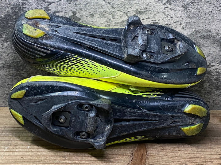 JP492 ボントレガー BONTRAGER SPECTER ビンディングシューズ BOA 3穴 黄 EU43