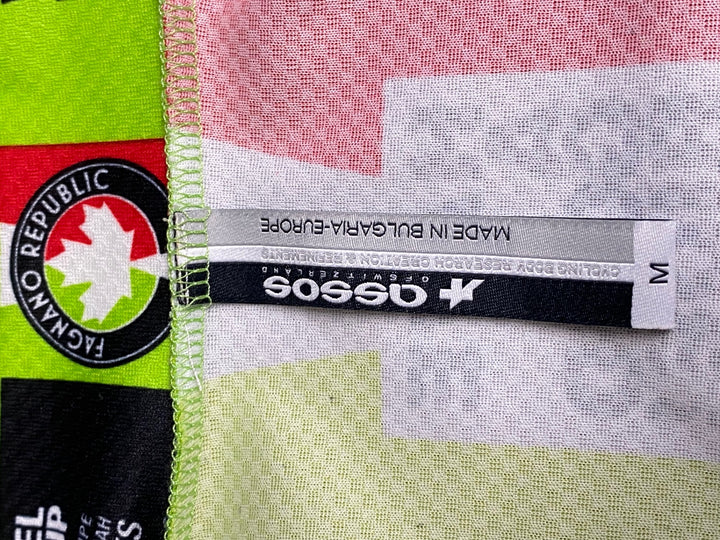 JV141 アソス ASSOS FAGNANO REPUBLIC 半袖 サイクルジャージ 緑 M