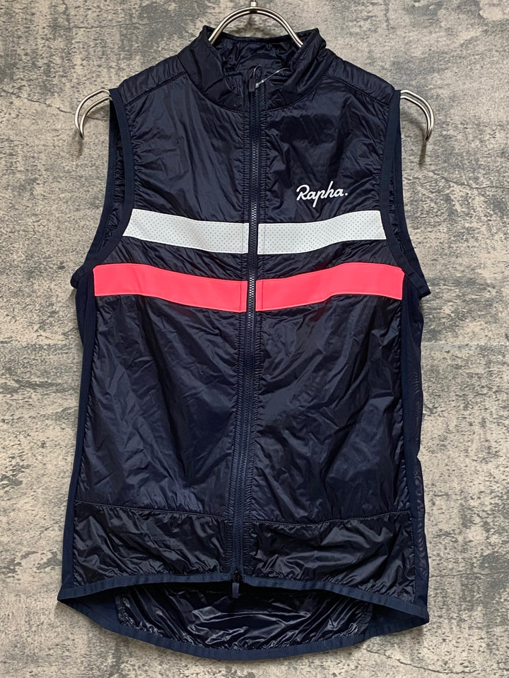 KG833 ラファ Rapha WOMEN’S BREVET INSULATED GILET ジレ サイクルベスト 黒 S レディース