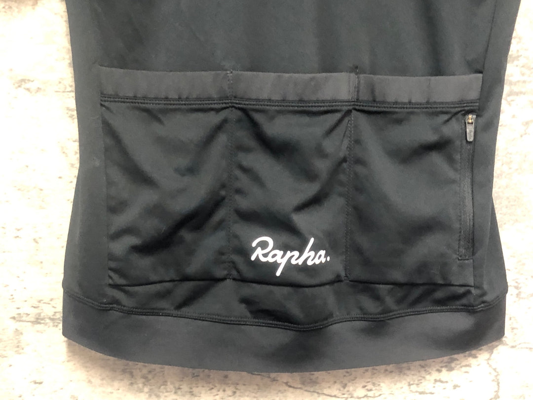 KP595 ラファ Rapha CORE JERSEY 半袖 サイクルジャージ 黒 レディース S