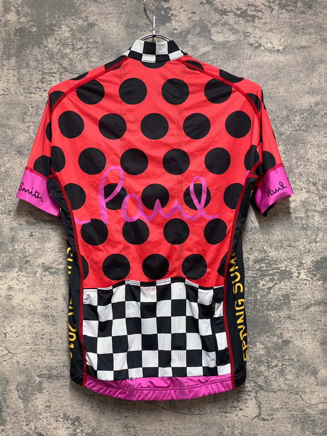KN955 アレ ALE x ポールスミス Paul Smith 半袖 サイクルジャージ 赤 S
